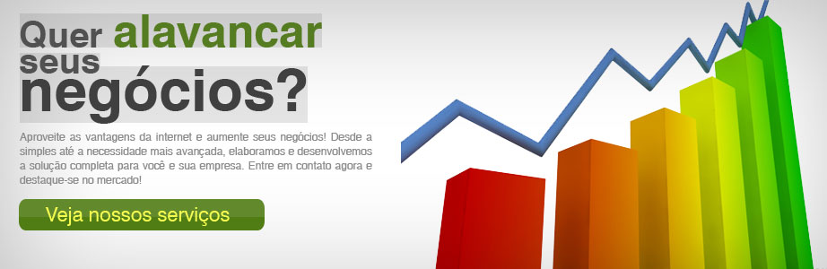 Aproveite as vantágens da internet e aumente seus negócios. Desde a simples até a necessidade mais avançada, elaboramos e desenvolvemos a solução completa para você e sua empresa. Entre em contato agora e destaque no mercado online.